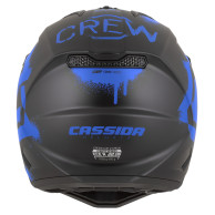 Cassida Cross Cup 2 Crew čierny mat - prilba cross ECE 22.06 s interkomom
