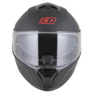 Kask integralny ZED K40 czarny mat – widok tylny skorupy