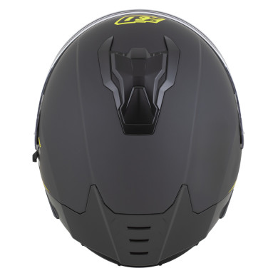 ZED K40 2026 integrál motoros bukósisak matt fekete / sárga fluo ECE 22.06 FogCity