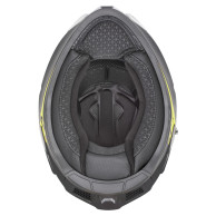 Kask motocyklowy integralny ZED K40 czarno-żółty fluo