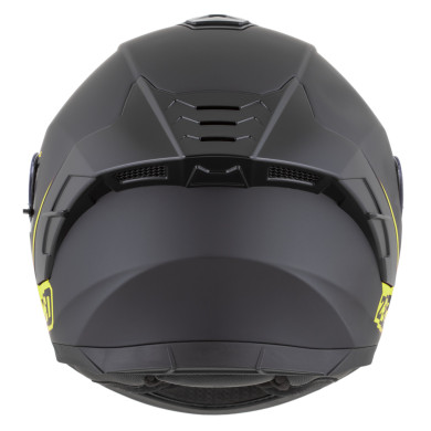 ZED K40 2026 integrál motoros bukósisak matt fekete / sárga fluo ECE 22.06 FogCity