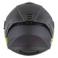 ZED K40 2026 integrál motoros bukósisak matt fekete / sárga fluo ECE 22.06 FogCity