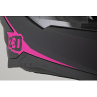 Kask motocyklowy integralny ZED K40 czarno-różowy