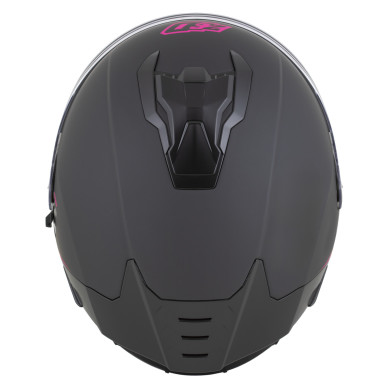 Kask motocyklowy integralny ZED K40 czarno-różowy