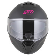 Kask motocyklowy integralny ZED K40 czarno-różowy