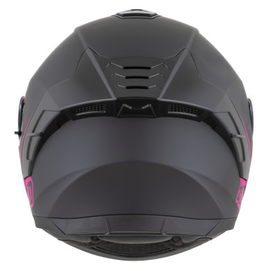 ZED K40 2026 integrál motoros bukósisak matt fekete / rózsaszín ECE 22.06 FogCity