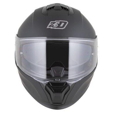 ZED K40 2026 integrál motoros bukósisak matt fekete / sötétszürke ECE 22.06 FogCity