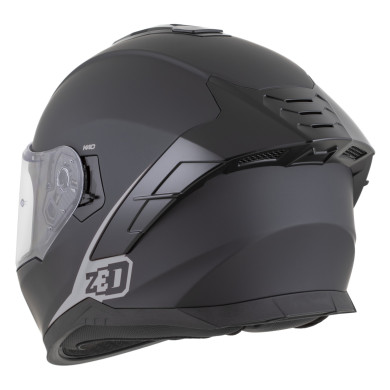 ZED K40 2026 integrál motoros bukósisak matt fekete / sötétszürke ECE 22.06 FogCity
