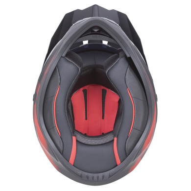 ZED XD1 cross enduro helmet visor + sun visor | matte black/dark green