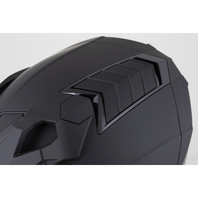 ZED XD1 Helm Schwarz Matt/Rot – Adventure ECE 22.06, Blende, FogCity®