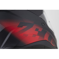 ZED XD1 Helm Schwarz Matt/Rot – Adventure ECE 22.06, Blende, FogCity®