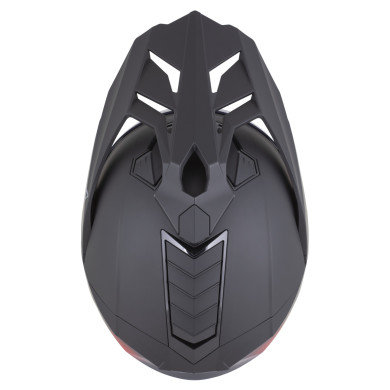Helma ZED XD1 černá mat/červená – adventure ECE 22.06, blenda, FogCity®