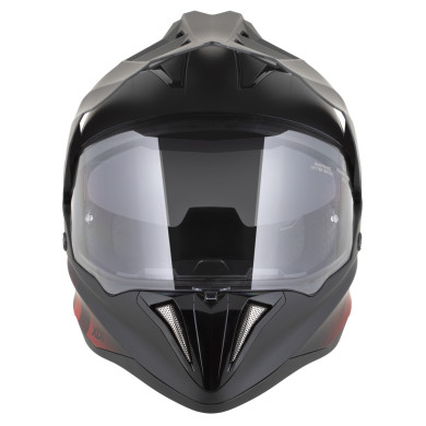 Helma ZED XD1 černá mat/červená – adventure ECE 22.06, blenda, FogCity®