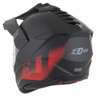 ZED XD1 Helm Schwarz Matt/Rot – Adventure ECE 22.06, Blende, FogCity®