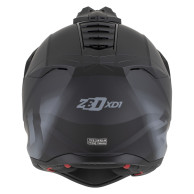 ZED XD1 Helmet Black Matt – Adventure ECE 22.06, Sun Visor, FogCity®