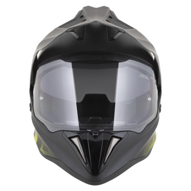 ZED XD1 2026 motoros bukósisak matt fekete / sárga fluo ECE 22.06 FogCity