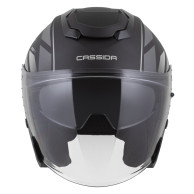 Cassida Jet Tech 2.0 open face helmet with visor and antifog | ECE 22.06 | 1450g