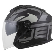 Cassida Jet Tech 2.0 open face helmet with visor and antifog | ECE 22.06 | 1450g