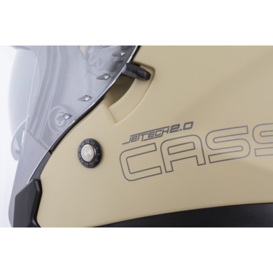 Kask Motocyklowy Otwarty Cassida Jet Tech 2.0 Sand Matt | Anti-Fog