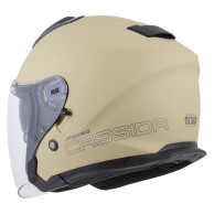 Kask Motocyklowy Otwarty Cassida Jet Tech 2.0 Sand Matt | Anti-Fog