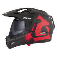 Cassida Tour 2.0 - Motorradhelm mit Blende, 2 Visiere, Pinlock, ECE 22.06