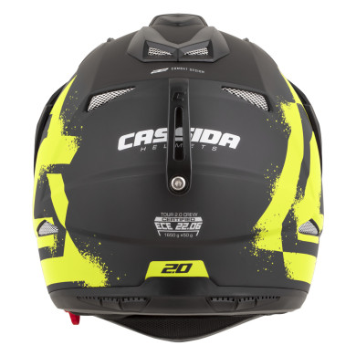 Cassida Tour 2.0 - motocyklová přilba s blendou a 2 skly Pinlock ECE 22.06