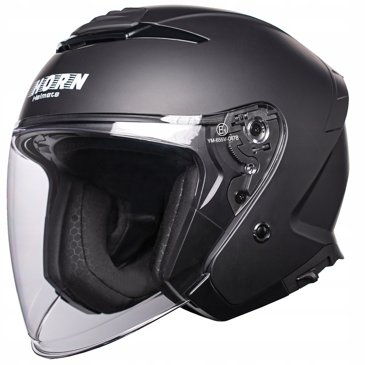Kask-motocyklowy-otwarty-Horn-XS-5354-mat-blenda-ECE-22-06-pod-interkom-Rodzaj-lakieru-matowy.jpg